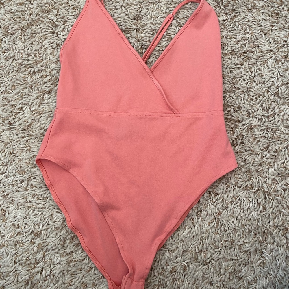 Coral bodysuit